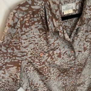 Vintage Silk Shirt Dress